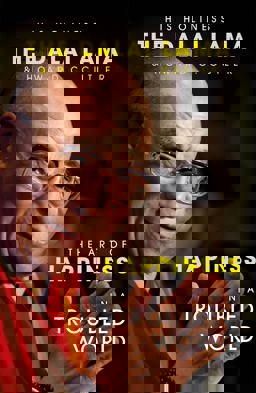 Art of Happiness in a Troubled World  9780340794401 Front Cover