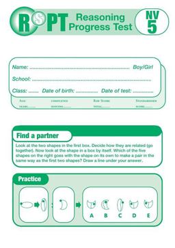 Reasoning Progress Tests Nonverbal Test 5 Reasoning Progress Tests Nonverbal Test 5