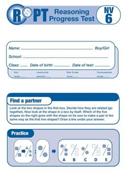 Reasoning Progress Tests Nonverbal Test 6 Reasoning Progress Tests Nonverbal Test 6