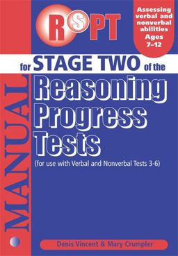 Reasoning Progress Tests, Stage Two Specimen Set Reasoning Progress Tests, Stage Two Specimen Set