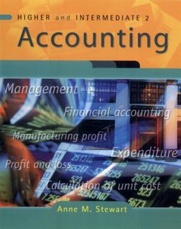 Higher and Intermediate 2 Accounting