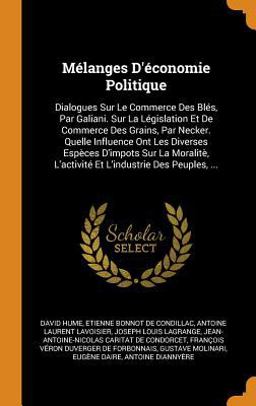 Mélanges d'économie Politique