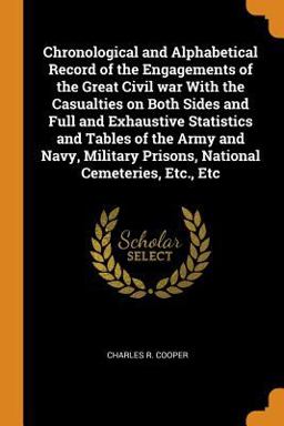 Chronological and Alphabetical Record of the Engagements of the Great Civil War with the Casualties on Both Sides and Full and Exhaustive Statistics and Tables of the Army and Navy, Military Prisons, National Cemeteries, etc. , Etc