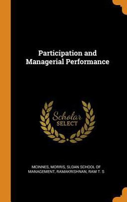 Participation and Managerial Performance