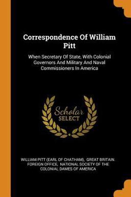 Correspondence of William Pitt