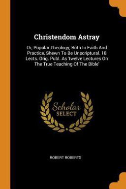 Christendom Astray