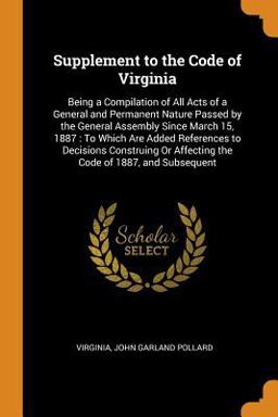 Supplement to the Code of Virginia