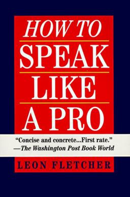 How to Speak Like a Pro  9780345410351 Front Cover