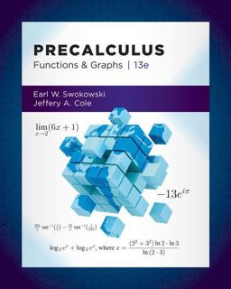 Bundle: Precalculus: Functions and Graphs, Loose-Leaf Version,13th + WebAssign, Single-Term Printed Access Card 13th 9780357002353 Front Cover