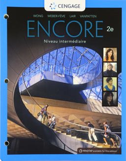 Bundle: Encore Intermediate French, Student Edition: Niveau Intermediaire, Loose-Leaf Version, 2nd + MindTap, 4 Terms Printed Access Card 2nd 9780357014233 Front Cover