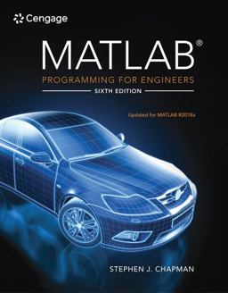 MATLAB Programming for Engineers 6th 9780357030394 Front Cover