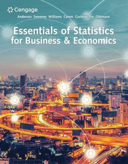 WebAssign for Anderson/Sweeney/Williams/Camm/Cochran/Fry/Ohlmann's Essentials of Statistics for Business and Economics, Single-Term Printed Access Card