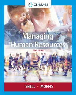 Managing Human Resources 18th 9780357033814 Front Cover
