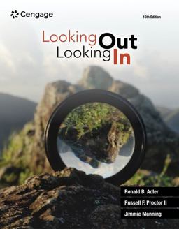 Looking Out, Looking in:  9780357033944 Front Cover