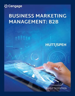 Business Marketing Management B2B 12th 9780357039243 Front Cover