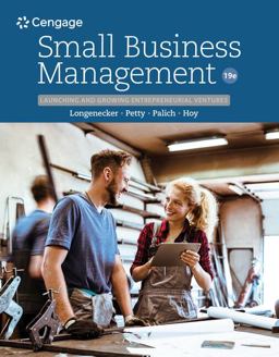 Small Business Management Launching and Growing Entrepreneurial Ventures 19th 9780357039410 Front Cover