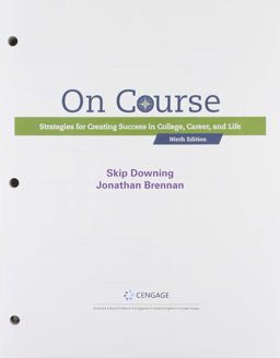 On Course + Mindtap, 1 Term Printed Access Card: Strategies for Creating Success in College, Career, and Life  9780357096857 Front Cover