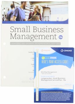 Bundle: Small Business Management: Launching and Growing Entrepreneurial Ventures, Loose-Leaf Version, 19th + MindTap with Live Plan, 1 Term Printed Access Card 19th 9780357101421 Front Cover