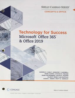 Microsoftï¿½ Office 365 and Office 2019 A Fundamental Combined Approach, Loose-Leaf Version  9780357119464 Front Cover