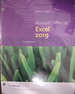 New Perspectives Microsoftï¿½ Office 365 and Excel 2019 Comprehensive, Loose-Leaf Version  9780357120002 Front Cover