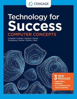 Technology for Success Computer Concepts, Loose-Leaf Version  9780357124833 Front Cover