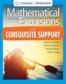 WebAssign with Corequisite Support for Aufmann's Mathematical Excursions, Single-Term Printed Access Card