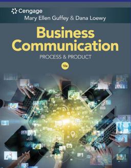 Business Communication Process and Product 10th 9780357129234 Front Cover