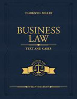 Business Law: Text and Cases  9780357129630 Front Cover