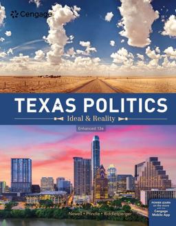 Texas Politics Ideal and Reality, Enhanced 13th 9780357129883 Front Cover