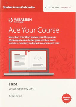 WebAssign for Seeds' Virtual Astronomy Labs, Single-Term Printed Access Card