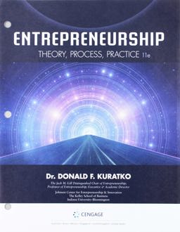 Bundle: Entrepreneurship: Theory, Process, Practice, Loose-Leaf Version, 11th + MindTap, 1 Term Printed Access Card 11th 9780357209516 Front Cover