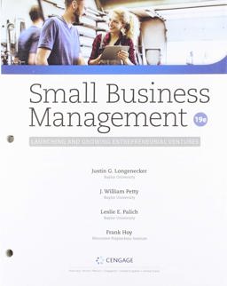 Bundle: Small Business Management: Launching and Growing Entrepreneurial Ventures, Loose-Leaf Version, 19th + MindTap, 1 Term Printed Access Card 19th 9780357209592 Front Cover