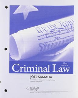 Bundle: Criminal Law, Loose-Leaf Version, 12th + MindTap Criminal Justice, 1 Term (6 Months) Printed Access Card, Enhanced