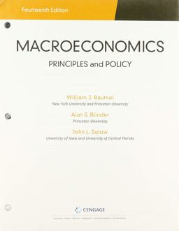 Bundle: Macroeconomics: Principles and Policy, Loose-Leaf Version, 14th + MindTap, 1 Term Printed Access Card 14th 9780357252543 Front Cover