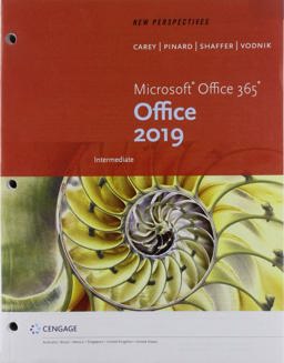 Bundle: New Perspectives Microsoft Office 365 and Office 2019 Intermediate, Loose-Leaf Version + SAM 365 and 2019 Assessments, Training, and Projects Printed Access Card with Access to EBook for 1 Term