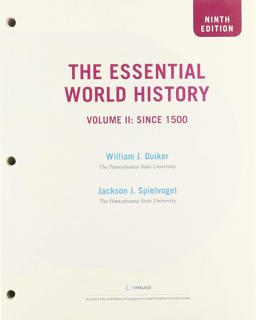 Bundle: the Essential World History, Volume II: since 1500, Loose-Leaf Version, 9th + MindTap, 1 Term Printed Access Card