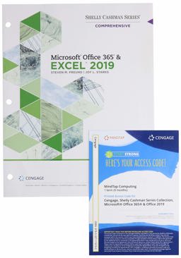 Bundle: Shelly Cashman Series Microsoft Office 365 and Excel 2019 Comprehensive, Loose-Leaf Version + MindTap, 1 Term Printed Access Card