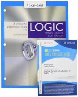 Bundle: a Concise Introduction to Logic, Loose-Leaf Version, 13th + MindTapV2. 0, 1 Term Printed Access Card 13th 9780357267172 Front Cover