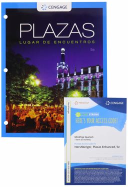 Bundle: Plazas, Loose-Leaf Version, 5th + MindTap Spanish, 1 Term Printed Access Card 5th 9780357294727 Front Cover