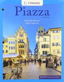 Bundle: Piazza, Student Edition: Introductory Italian, Loose-Leaf Version, 2nd + MindTap, 1 Terms Printed Access 2nd 9780357294888 Front Cover