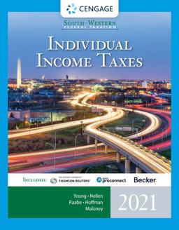 South-Western Federal Taxation 2021 Individual Income Taxes Includes Ntuit ProConnect Tax Online and RIA Checkpointï¿½ 1 Term Printed Access Card 44th 9780357359327 Front Cover