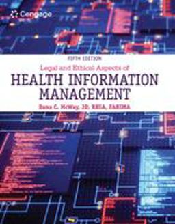 Legal and Ethical Aspects of Health Information Management:  9780357361542 Front Cover