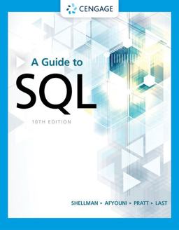 A Guide to SQL:  9780357361689 Front Cover