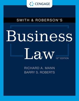 Smith & Roberson's Business Law:  9780357364000 Front Cover