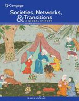 Societies, Networks, and Transitions: A Global History  9780357365304 Front Cover
