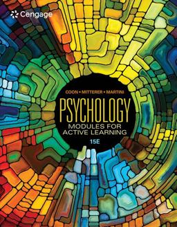Psychology: Modules for Active Learning  9780357371596 Front Cover