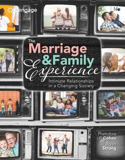The Marriage and Family Experience: Intimate Relationships in a Changing Society  9780357378229 Front Cover