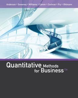 WebAssign for Anderson/Sweeney/Williams/Camm/Cochran/Fry/Ohlmann's Quantitative Methods for Business, Single-Term Printed Access Card