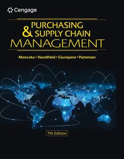 Purchasing and Supply Chain Management 7th 9780357442142 Front Cover