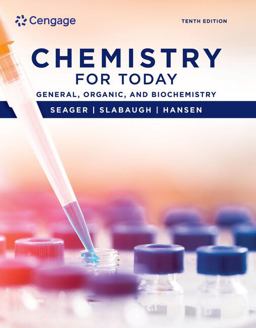 Chemistry for Today: General, Organic, and Biochemistry  9780357453384 Front Cover